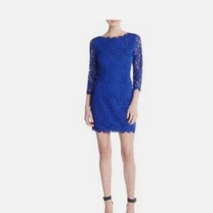 NWOT DVF NWT Diane von Furstenberg party dress COLLEEN Blue Size 8